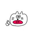 開いた口が塞がらなかったり塞がったり（個別スタンプ：9）