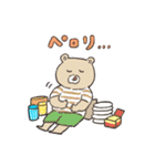 擬音を使うクマのスタンプ（個別スタンプ：24）