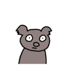 真顔で見つめてくる動物たち（個別スタンプ：3）