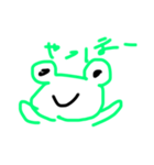 バカが描くカエル（個別スタンプ：2）