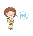 何かと使えそうな女子のスタンプ（個別スタンプ：2）