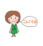 何かと使えそうな女子のスタンプ（個別スタンプ：15）