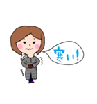 何かと使えそうな女子のスタンプ（個別スタンプ：16）