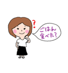 何かと使えそうな女子のスタンプ（個別スタンプ：17）