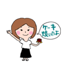 何かと使えそうな女子のスタンプ（個別スタンプ：18）