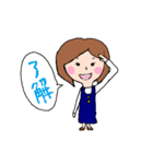 何かと使えそうな女子のスタンプ（個別スタンプ：21）