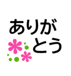 厳選！シニア基本セット★でか字でカワイイ（個別スタンプ：5）