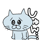 つぶらねこ 落書きバージョン（個別スタンプ：8）