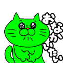 つぶらねこ 落書きバージョン（個別スタンプ：16）