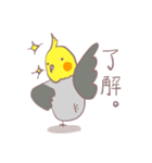 オカメインコ～まいにちの会話編～（個別スタンプ：7）