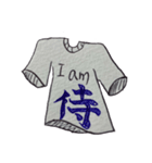 外国の方が着てそうなTシャツスタンプ（個別スタンプ：4）