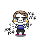 サッカー女子（個別スタンプ：19）