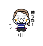 サッカー女子（個別スタンプ：25）