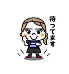 サッカー女子（個別スタンプ：36）