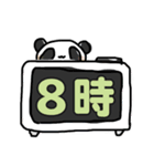 大きな文字で読みやすい！ゆるくま（個別スタンプ：34）