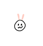 平和なうさぎさん（個別スタンプ：3）