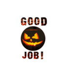 ハロウィン！ジャックオランタンスタンプ（個別スタンプ：3）