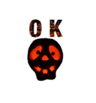 ハロウィン！ジャックオランタンスタンプ（個別スタンプ：4）