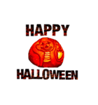 ハロウィン！ジャックオランタンスタンプ（個別スタンプ：5）