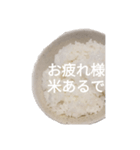 お米さんのスタンプ（個別スタンプ：8）