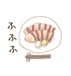 おいしそうな食べ物とあいまいな返事（個別スタンプ：31）