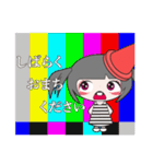 シュール系女子もに。（個別スタンプ：15）