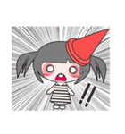 シュール系女子もに。（個別スタンプ：17）