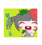 シュール系女子もに。（個別スタンプ：21）
