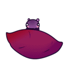 紫芋虫イモン秋冬（個別スタンプ：1）