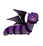 紫芋虫イモン秋冬（個別スタンプ：7）