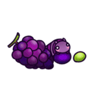 紫芋虫イモン秋冬（個別スタンプ：19）
