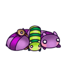 紫芋虫イモン秋冬（個別スタンプ：40）