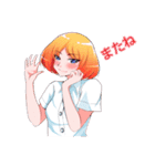 可愛い少女  vol.1（個別スタンプ：5）