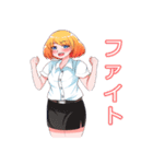 可愛い少女  vol.1（個別スタンプ：10）