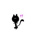 くろい ねこ。（個別スタンプ：2）