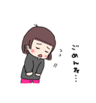 パッツンみなちゃんの毎日（個別スタンプ：4）