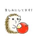 ハリネズミ師匠のLINEスタンプ（個別スタンプ：17）