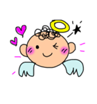 ゆかりん手書き天使たち1（個別スタンプ：1）