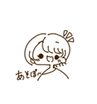 ショートヘアの女の子1（個別スタンプ：2）