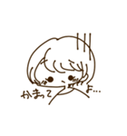 ショートヘアの女の子1（個別スタンプ：4）