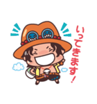 【エースがいっぱい！！】ONE PIECE（個別スタンプ：6）