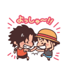 【エースがいっぱい！！】ONE PIECE（個別スタンプ：36）