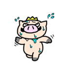 ブタきんぐとチキぱん（個別スタンプ：34）