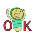 7歳の女児が描いた ONE PIECE動物シリーズ（個別スタンプ：24）