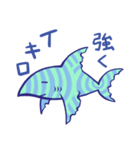 つかれたサメ（個別スタンプ：30）