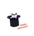 ねことかえるとハロウィン（個別スタンプ：6）