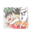 漫画の1コマ風！ONE PIECEスタンプ！2（個別スタンプ：1）