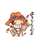 ONE PIECE  ゆるわらの一味（個別スタンプ：33）