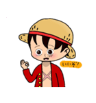 毎日一緒！ONE PIECEスタンプ（個別スタンプ：6）