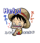 ONE PIECE コルボ山の悪ガキ3兄弟（個別スタンプ：8）